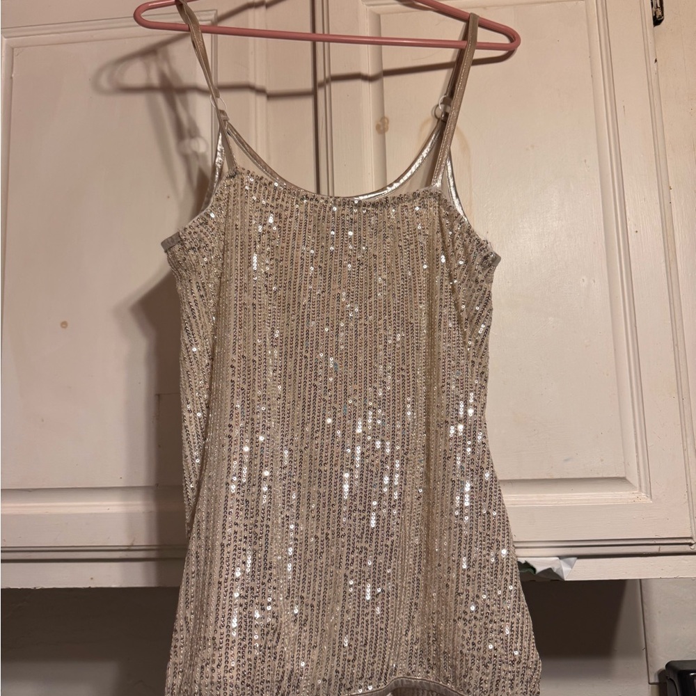 Chic Nation Sequin Tank Top